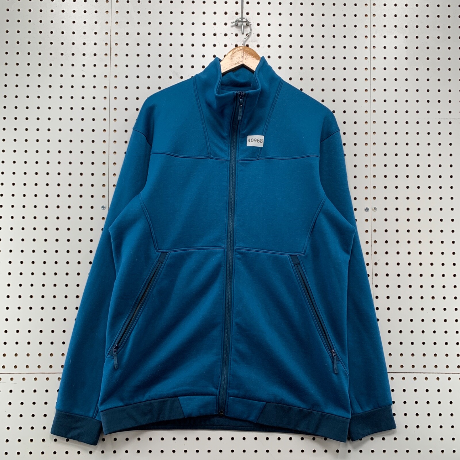 ARC'TERYX Arcteryx Giacca Uomo Grande Blu Verde Logo Outdoor Casual 22 5X29 5