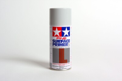 Tamiya 87064 Fine Surface Primer L Light Gray Spray Paint 180ml - US Fast Ship