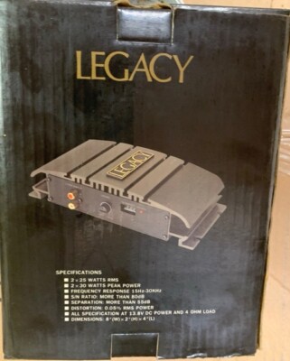 Legacy Car Amplifier model LA-100 NOS