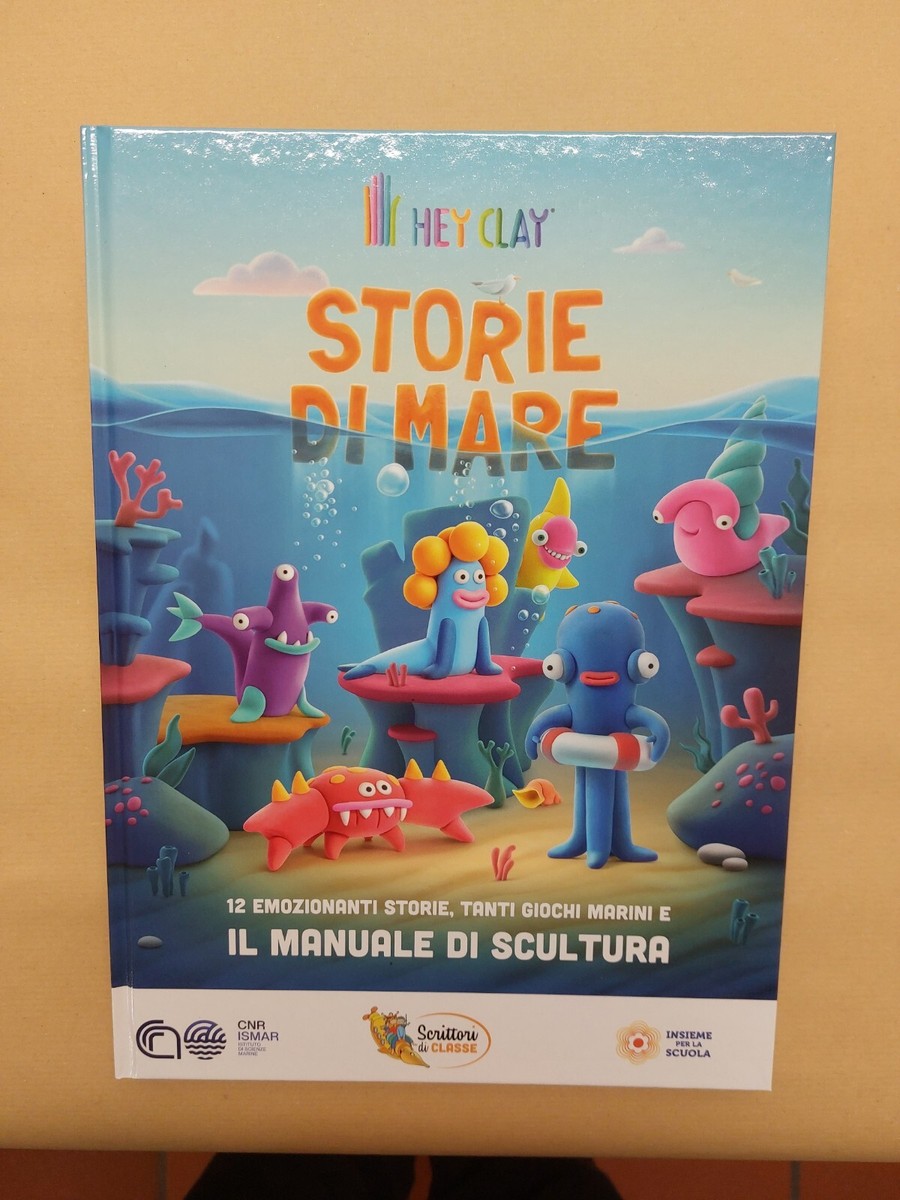 HEY CLAY LIBRO STORIE DI MARE CONAD COLLEZIONE 2023 SCRITTORI DI