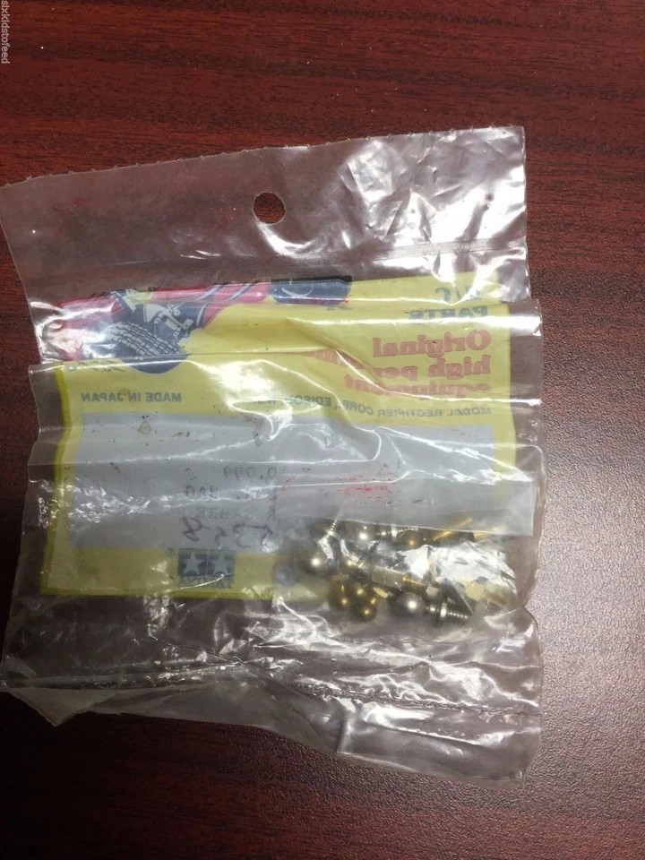 Vintage TAMIYA Super Sabre Ball Connector Bag NOS 10099 10.099 - Image 2 of 2