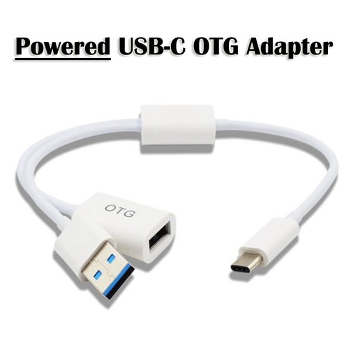 Cable adaptador OTG tipo C a USB hembra con alimentación para Pixel 9 9a Pro XL plegable 8 7A - Imagen 5 de 5