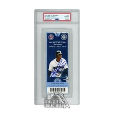 Ken Griffey Jr Autographed Seattle Final Game Baseball Ticket - PSA/DNA 10