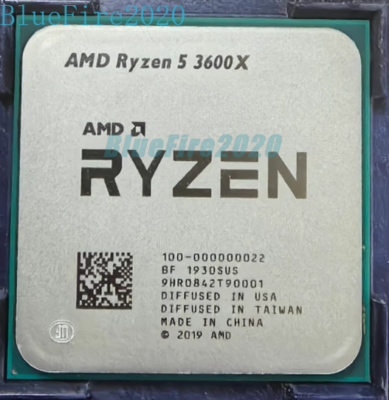 AMD Ryzen 5 3600X Socket AM4 R5 3600X 3.8GHz 6C 12Thr Desktop 32MB