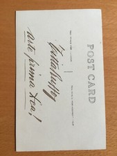 Cartolina autografa di Titta Ruffo