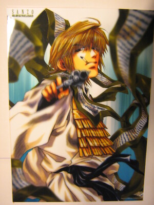SAIYUKI RELOAD set 4 illustration on clear plastic Zero Sum Comiket 2005 release
