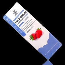 Magnesium Liquid Drops, Strawberry 2oz Glycinate L-Theanine Omega-3 Heart Health