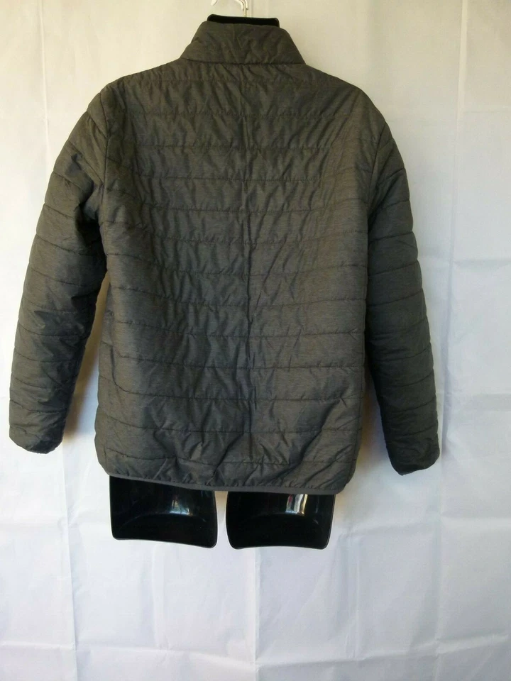 Hawke & Co Sport Performance 男式夹克 Puffer 全拉链灰色 M 码中号 — 第 3/4 张图片