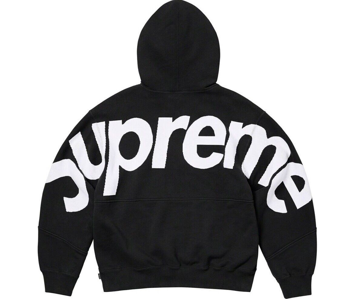 Supreme Big Logo Jacquard Hooded Sweatshirt FW23 3colors Supreme Big Logo Jacquard Hooded Sweatshirt FW23 3colors