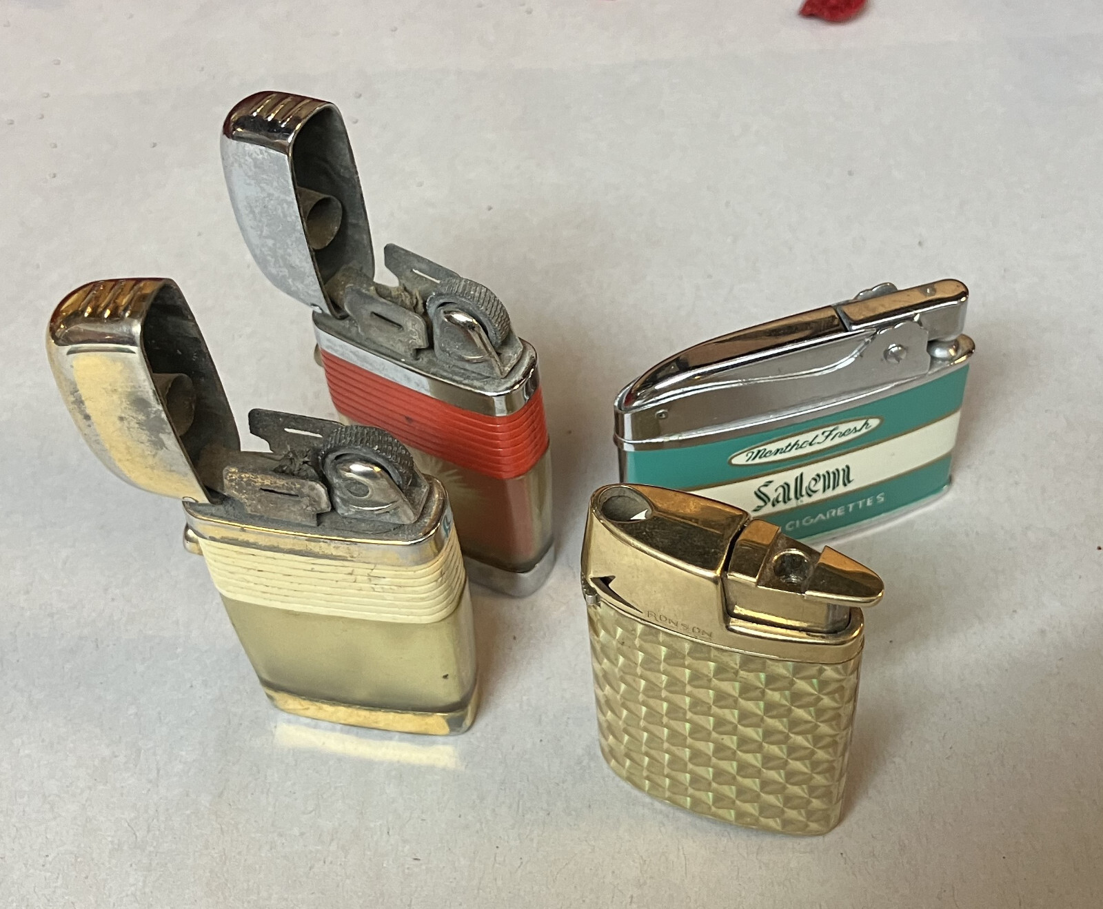 Mixed Lot of 4 Vintage Lighters Junk Parts Repair Crafts eBay