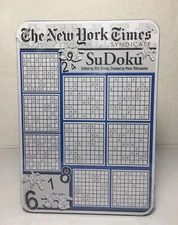 New York Times Sudoku ~500 Piece Jigsaw Puzzle ~2006 Excalibur Electronics ...b1
