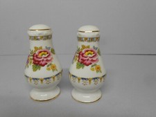 ROYAL GRAFTON MALVERN CRUET SALZ & PFEFFERSTREUER SET TOP ZUSTAND