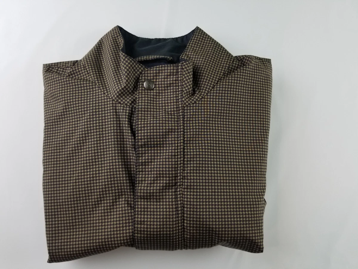Blazer Havana marron clair pied-de-poule en Laine soie | France