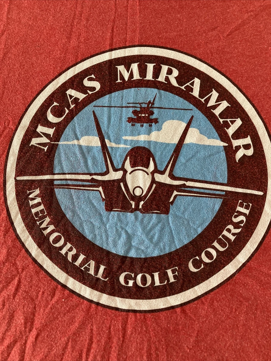 MCAS MIRAMAR MEMORIAL GOLF COURSE MENS SZ XXL RED GRAPHIC T SHIRT TS1 | eBay