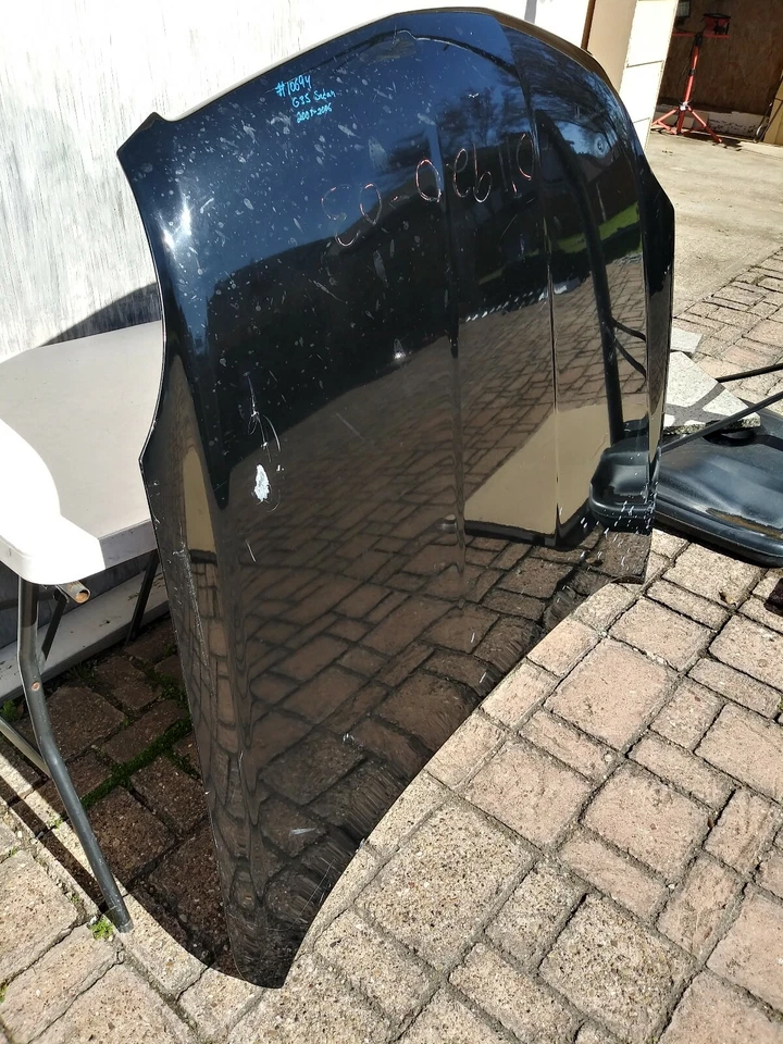 Infiniti G35 2003-2004 sedán capó de aluminio negro F5100AL5 MM OEM  Foto 3 de 4