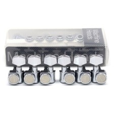 2 Pin 3L3R 1:16 LP Guitar Locking Tuners Tuning Keys Pegs Machine Heads Chrome