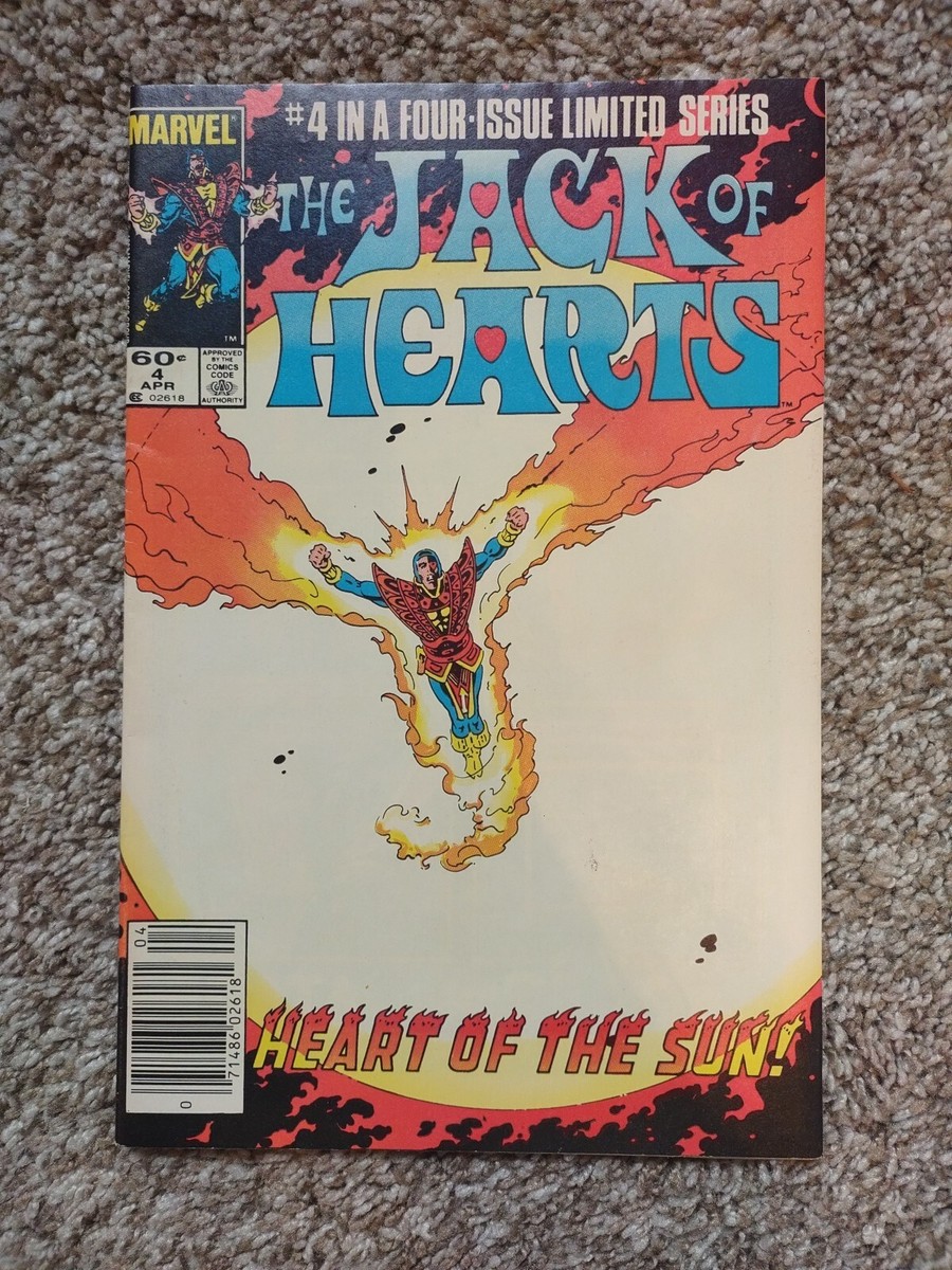 The Jack of Hearts #4 April 1984, Marvel Newsstand 