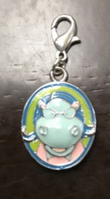 Rare WEBKINZ PLUMPY CAMEO CHARM No Code HIPPO Kids Jewelry Toy
