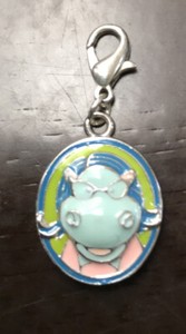 Rare WEBKINZ PLUMPY CAMEO CHARM No Code HIPPO Kids Jewelry Toy