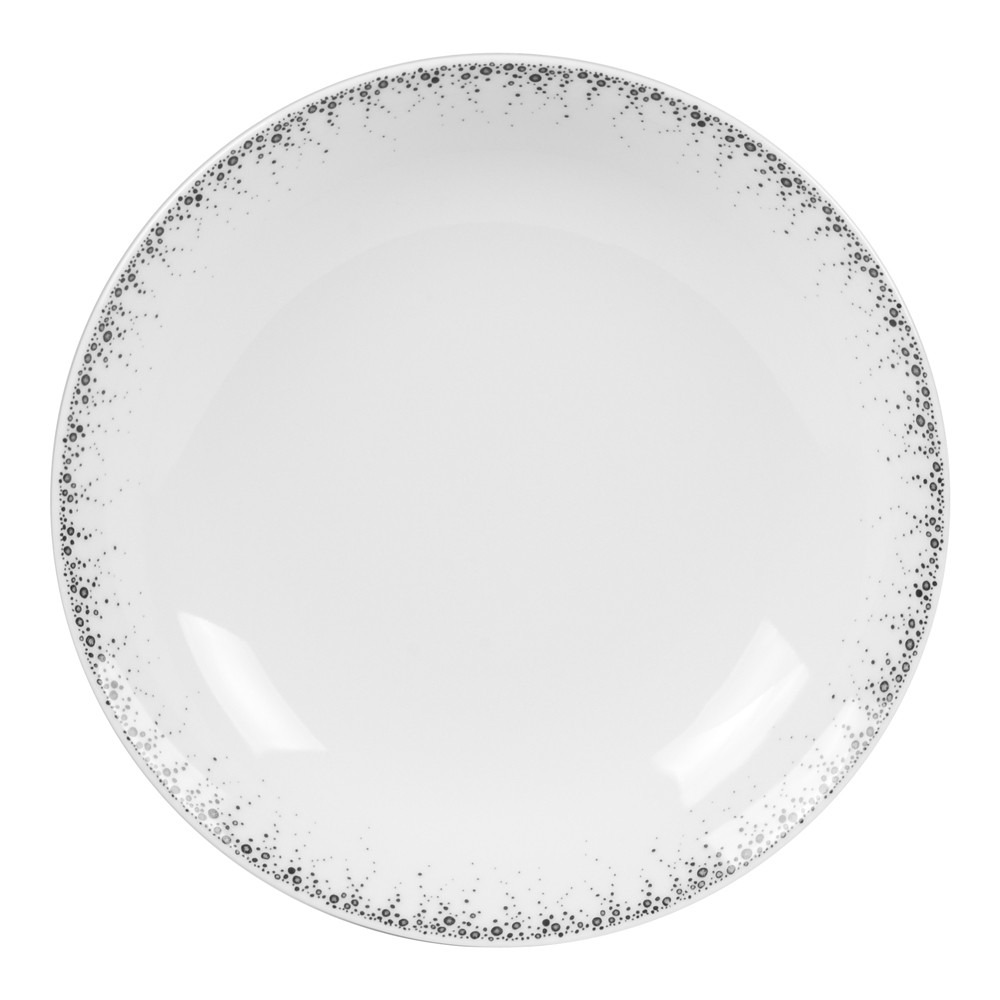 Assiette creuse Boréalis grise pour sublimer vos dîners et soupes maison