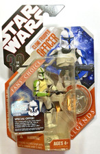 Clone Trooper Officer GREEN Saga Legends STAR WARS 30th Anniversary NEW