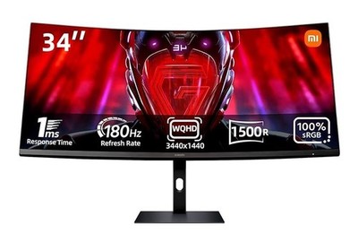 MONITOR 34'' GAMING G34WQI LED QUAD HD 3440X1440 CURVO (C34WQBA-RGGL)