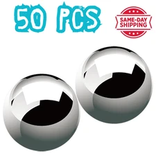 50 Pcs 1/2'' Slingshot Ammo Ball Precision Steel Bearing Balls 0.5" Caliber