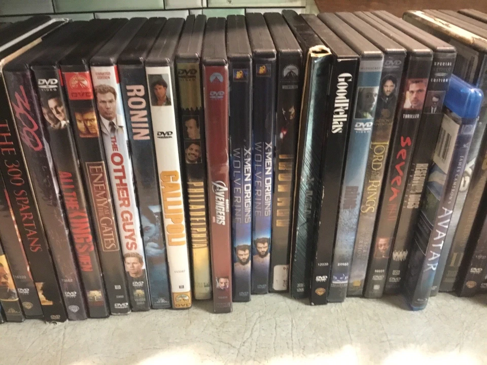 HUGE LOT DVD BLURAY MOVIES Used & New Iron Man X Men Matrix Transformers Ring - Image 3 of 4