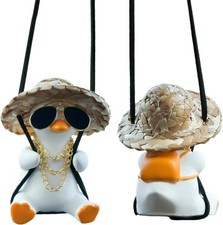 Car Hanging Ornament - Cute Pendant For Rearview Mirror - Accessories Cool Duck