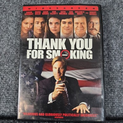 Thank You For Smoking DVD Widescreen Movie Film Aaron Eckhart Comedy Drama