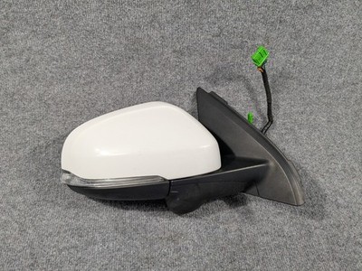 11-13 Volvo S60 Passenger Right Side Door Mirror BLIS Camera 14-Wire White 614