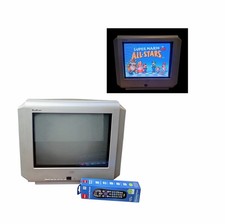 RCA 14  TruFlat CRT TV Gaming Television Works Retro Tube RCA 14F512T w Remote