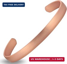 Pure Copper Bracelet for Men and Women - 100 Pure Copper