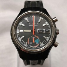 【Buono】 CITIZEN Challenge Timer Acciaio Acciaio Automatico Uomo dal Giappone