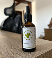 vitalundfitmit100 Vitamin D3 50 ml, 1000 I.E. (25 µg) je Tropfen MHD …