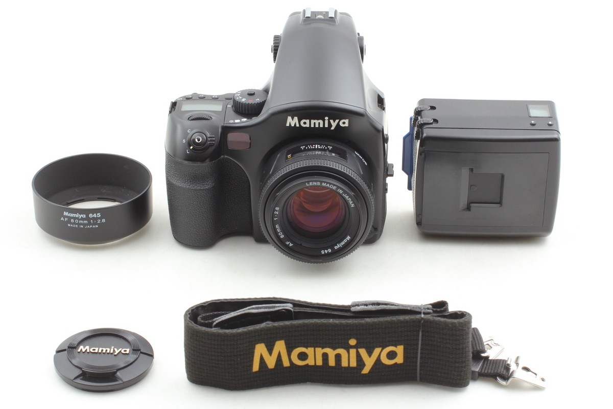 Mamiya マミヤ 645 AFD AF 80mm F2.8 N MINT w/Hood】 Mamiya 645 AFD Camera AF 80mm f2.8 Lens 120