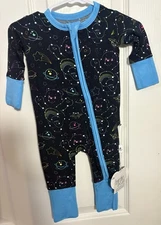 NWT Birdie Bean Convertible Bamboo Care Bears Romper-Newborn