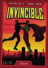 Invincible Omni-Man 2025 Invincible Keepsake Edition Red Foil Card #58 42 / 50