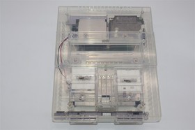 Super Nintendo SNES Console-Custom Clear Shell Bundle With Super Mario World