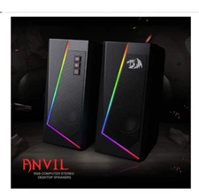 Redragon GS520 RGB Desktop Speakers, 2.0 Channel PC Computer Stereo Speaker