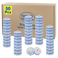 50pcs Disposable Toilet Wand Refills for Clorox,Replacement Brush Heads Compa...