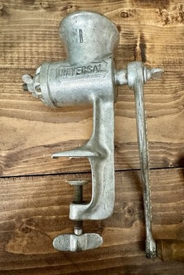 LF&C Universal #1 Antique Cast Iron Meat Grinder/Food Chopper Cabinet Mount
