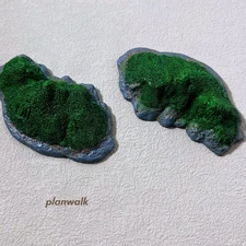 2Pc HO/OO 1:100 Scale Coral Reef Island Miniature Ocean Scenery Model Railroads