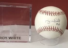 Roy White New York Yankees  Autograph MLB Baseball