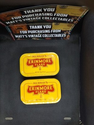 Vintage Murray's Erinmore Flake Pipe Tobacco Tins.(Empty)