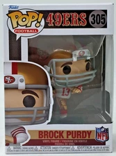 Funko Pop! NFL Football 49ers Brock Purdy #305 With Pop Protector