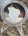 1987 Disney Rarities Mint Snow White 50th Ann. 'Happy' 1-oz .999 Silver Round