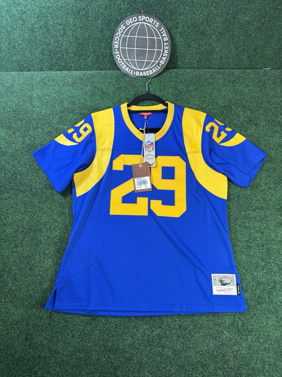 Rams Player Eric Dickerson La Rams Jersey Men's Mitchell Ness Eric