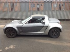 SMART ROADSTER 452 FRONT REAR 15'' ALLOY WHEELS & GOOD TYRES 185/55/15 SET 02-07