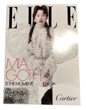 ELLE MAGAZINE----MIA GOTH COVER-------NOVEMBER 2025 READ